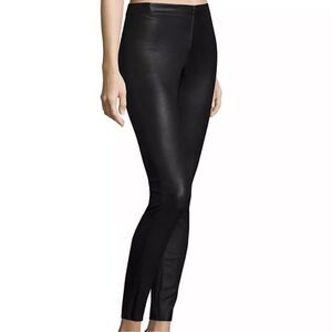 Alice + Olivia Black 100% stretch leather Pants